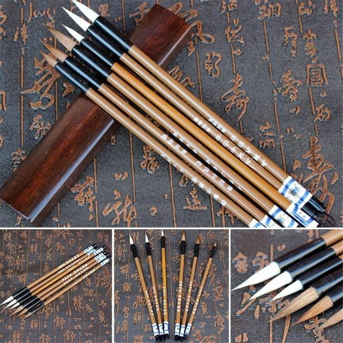 6pcs set bamboo - bamboo, traditional