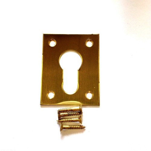 Rectangle polished brass - rectangle,