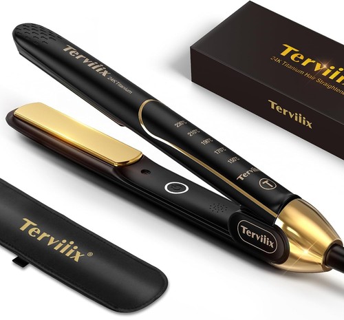 Titanium hair straighteners - titanium,
