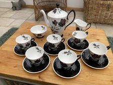 Masquerade Coffee Set By Royal Albert. 16 PCs . Great Pre-owned Condition