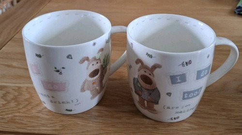 Boofle bride and groom mugs - bride,