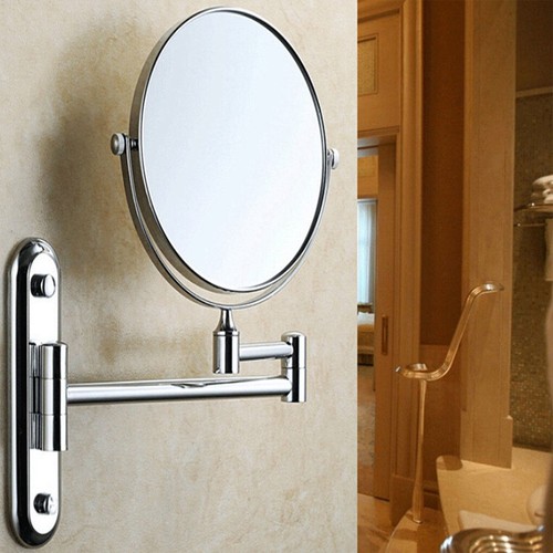 Chrome 10x magnifying wall - magnifying,