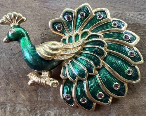 Vintage swarovski peacock - vintage,