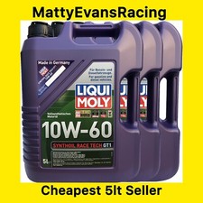 Liqui Moly Synthoil Race Tech Gt1 10W-60 Fully Synthetic Engine Oil 5L - 8909