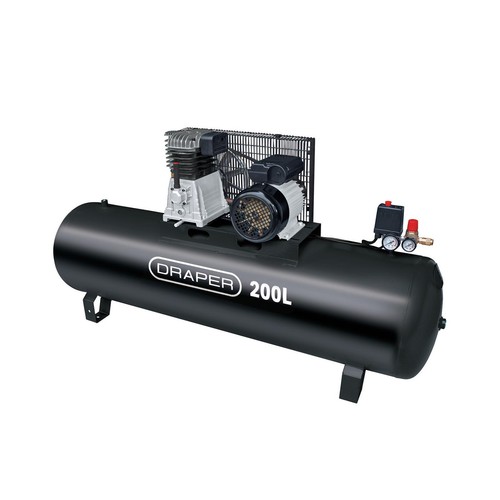 Draper 230v 200l stationary - 230v,