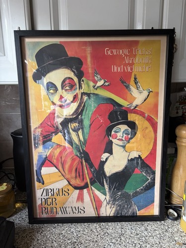Extremely rare large - large, framed