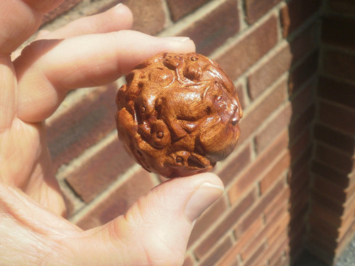 Carved wood netsuke - 2b.,