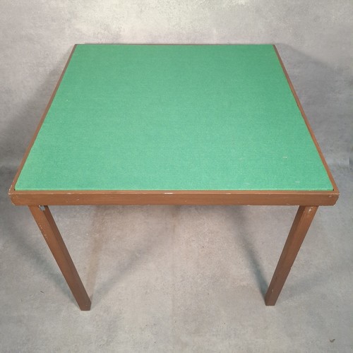 Vintage folding card table - vintage,