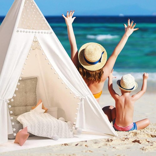 Large kids teepee - teepee, lace
