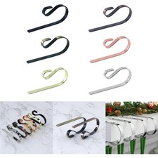 5Pcs Christmas Stocking Holder Hanger Hooks for Xmas Holiday Party Decorations