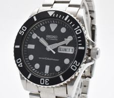 【NEAR MINT】SEIKO 7S26-0040 Diver Black Automatic Mens Vintage Watch Japan #22