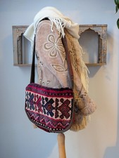 Vintage carpet bag Persian rug