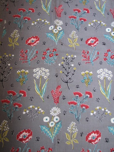Vintage 1950s fabric material - vintage,