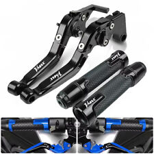 For Yamaha VMAX VMAX 1700 2009-2018 CNC Brake Clutch Levers Handlebar grips sets