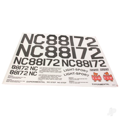 Seagull piper cub decal - seagull, j-3