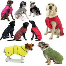 Ancol Muddy Paws Dog Coats Stormguard Fleece Quilted Waterproof Reflective HiVis