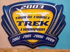 Trek Bikes Dealer publicity plaque Lance Armstrong's 5th Tour De France win 2003