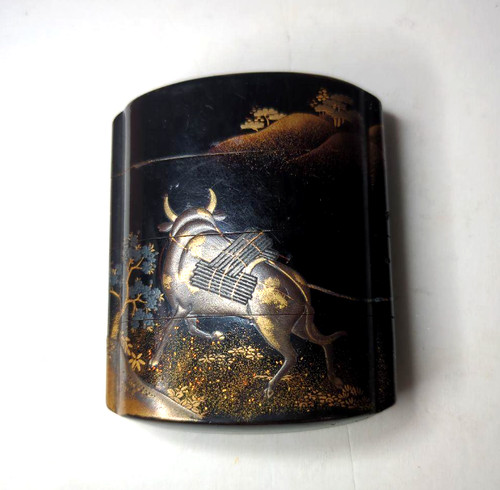 Japanese antiques makie inro - makie,