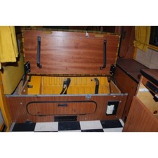 Westfalia 3/4 Width Rock and Roll Complete Bed Kit with green seats C9511G