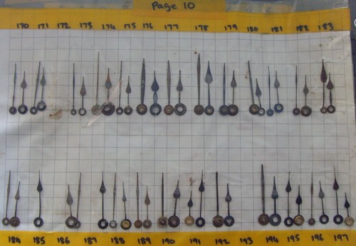 Selection small clock hands - selection,