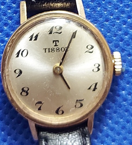 Reduced tissot 9ct - 9ct, solid
