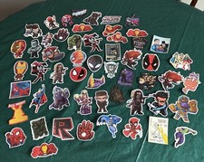 Super Heros Stickers Lot Of 55