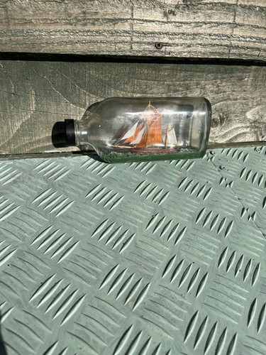 Vintage ship bottle - ship, a