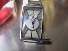 Art Deco Wyler Back-winder Shape Clock Circa 1935 in Original Condition