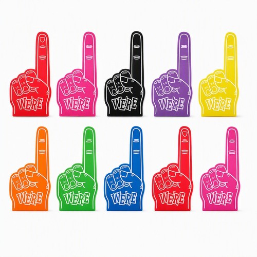 Foam finger universal - universal, large