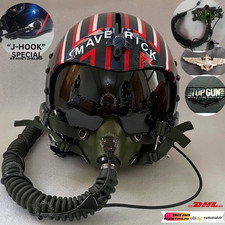 HGU-33 TOP GUN MAVERICK FIGHTER PILOT HELMET+1 PCS MBU-12 OXYGEN MASK REPRO+Bag