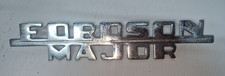 Fordson Major Tractor CHROME Side Bonnet Badge NEW OLD STOCK