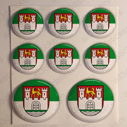 Stickers wolfsburg gel domed - wolfsburg,