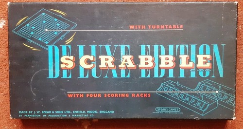 Vintage deluxe scrabble - deluxe, board