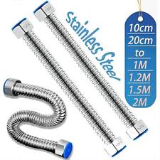Shower Hose 0.1m - 2.5m Stainless Steel Flexible Chrome Shower Bathroom Pipe