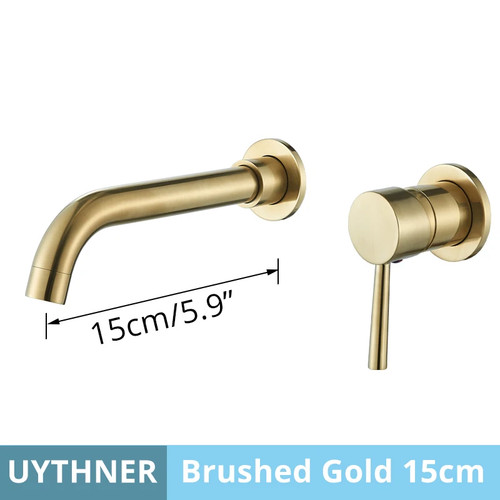 Wall mounted basin faucet - mounted,