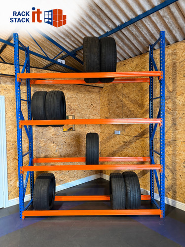 High tyre racking bay 4 - high,