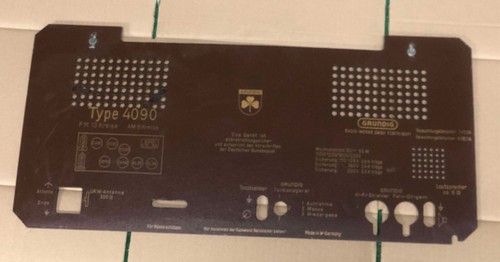 Grundig tube radio - radio, type