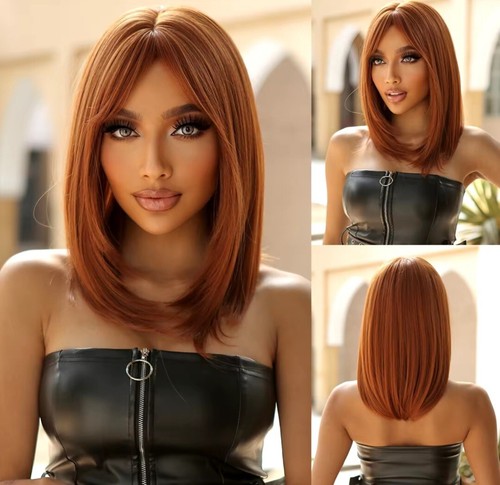 Ginger auburn short straight - auburn,