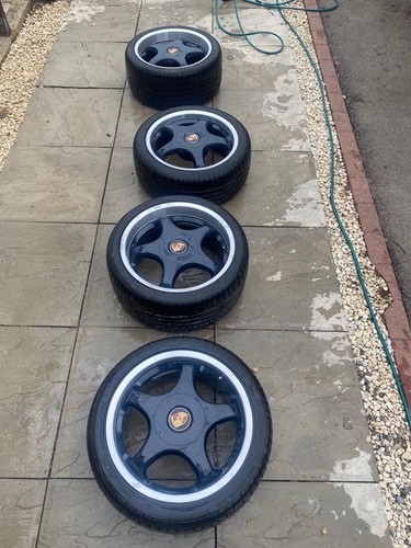 Porsche 911 wheels with tyres - wheels,