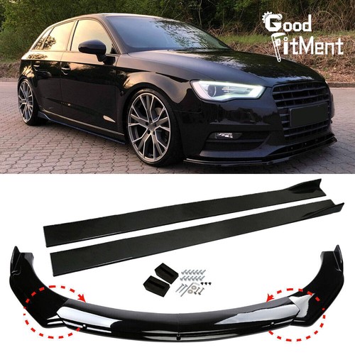 Glossy black front bumper - glossy,