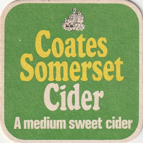 Beer mat coates cider - mat,
