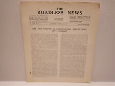 Roadless News Jan-Feb 1947 Allis U + Fordson Major half tracks tractor brochure