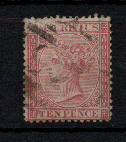 Mauritius 1872 10d maroon - 1872,