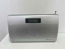 PURE ELAN DX40 DAB/FM DIGITAL PORTABLE RADIO SILVER BATTERY POWERED