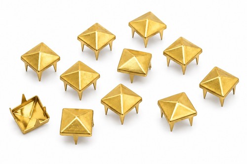 100 copper studs with - x,