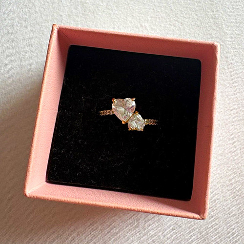 Pandora gold double - pandora, heart