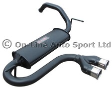 Citroen C1 1.0 Sportex Twin 2" CENTRE EXIT Exhaust Rear Silencer Box