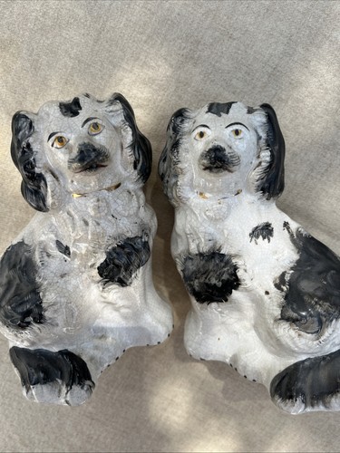 Victorian staffordshire dogs - victorian,