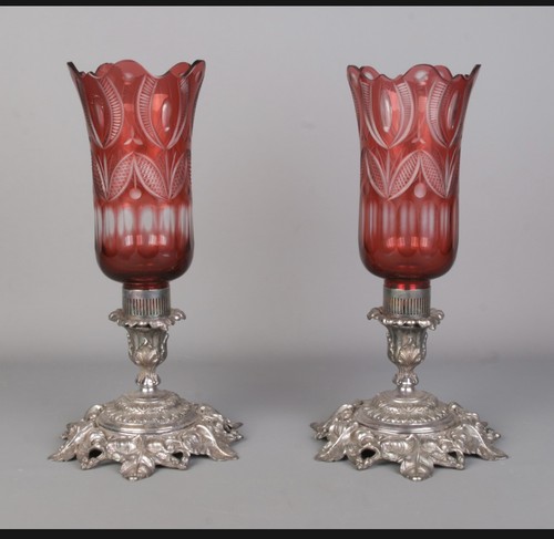 Antique victorian pair - pair, silver
