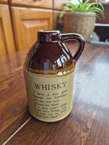 Vintage whisky flagon - vintage, flagon/jug